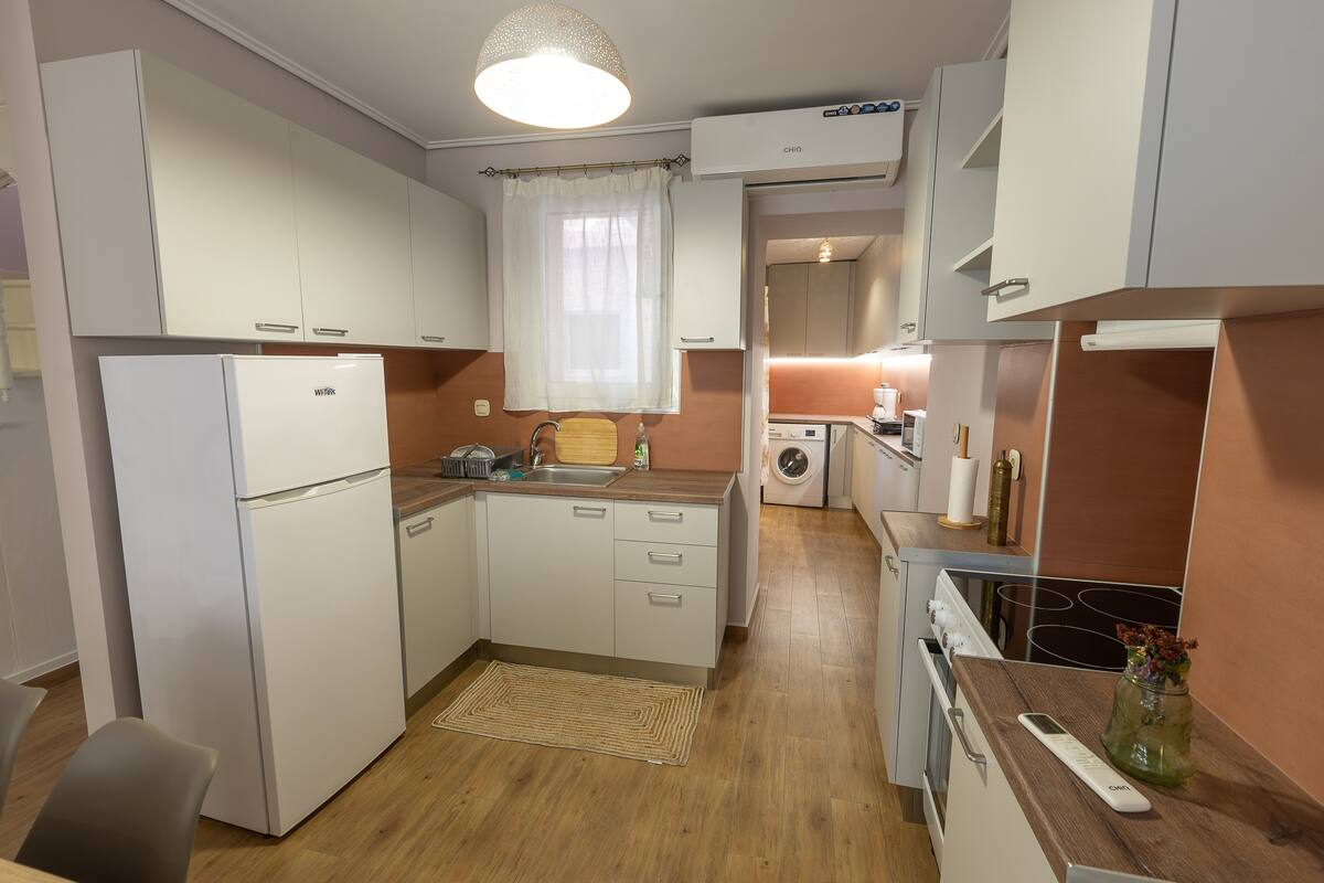 Brand new house in Mytilene rental pergamou kitchen