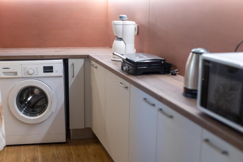 Modern household appliances in Pergamou Centre of Mytilene